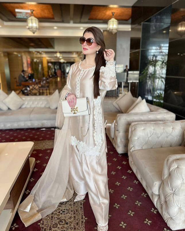 DESIGNER HEAVY TOP PLAZZO SUIT SET