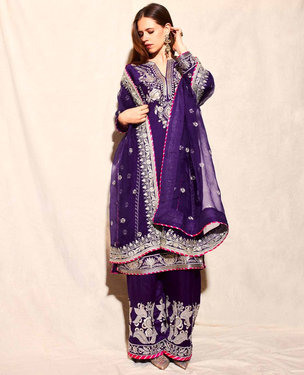 NEW LUNCHING DESIGNER DRESS Embroidery Sequence Work FullyStitched