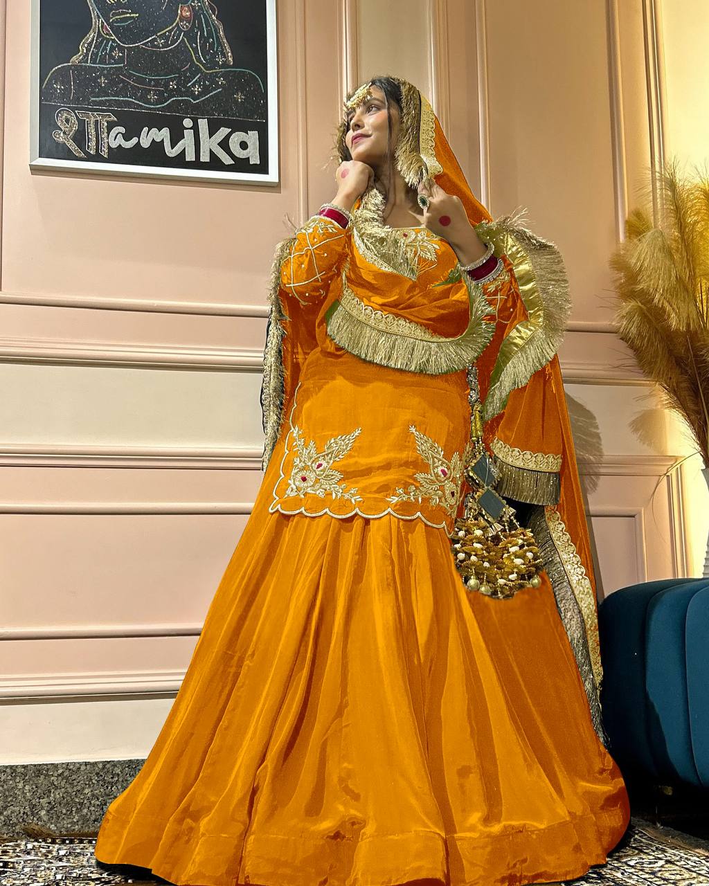 New BEAUTIFUL DESIGNER Embroidery Work AND Fully Stitched WITH Full sleeve